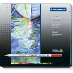 Lapices Staedtler Karat Aquarell Lata X 24 Unidades Aleman Multicolor