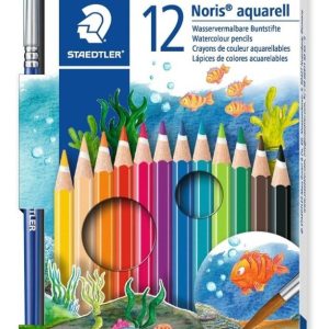 Lápices Acuarelables Staedtler Colores X 12 Caja De Cartón