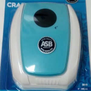 Perforadora Circular Goma Eva 100mm Asb Celeste Ideal Cartulina Papel Círculo