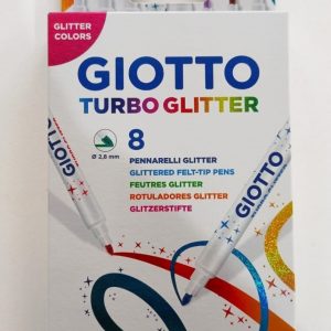 Marcadores Giotto Turbo Glitter X 8 Colores