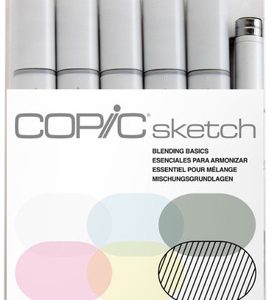 Marcadores Artísticos Copic Sketch Basics Pack 6 Colores Tinta Alcohol