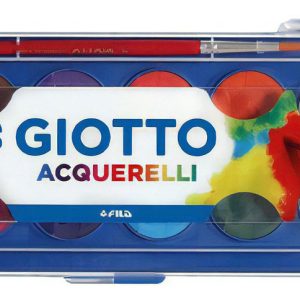 Acuarelas Giotto X 12 + Pincel