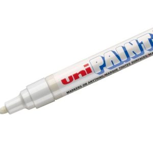 Marcadores Uni Paint Px 20 X Unidad Color Blanco
