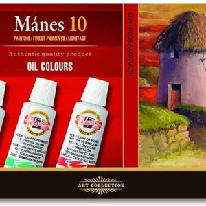 Óleos Koh-i-noor Manes 10 Colores Caja Cartón 16ml Artista