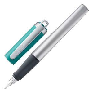 Pluma Fuente Lamy Estilografica Nexx M - Verde Esme Tinta Azul/negro