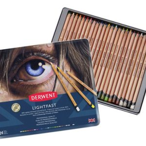 Lápices De Color Derwent Lightfast 24 Unidades Artistas Profesionales Variadas