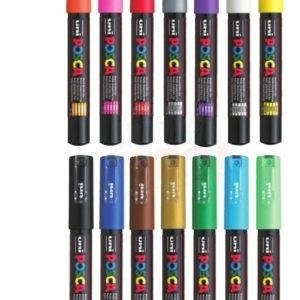 Marcadores Pintura Acrílica Posca Pc-1m / 1mr 0.7mm Pack 10 Unidades