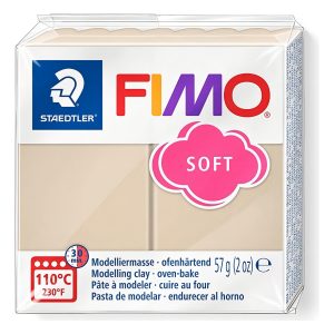 Fimo Soft Masa Moldeable Arcilla Polimerica X 56 Gramos Color 70 Sahara