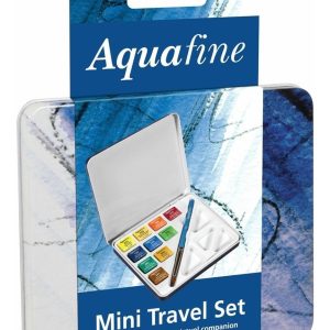 Set Acuarela Daler Rowney Aquafine 10 Pastillas Color Transparente Mini