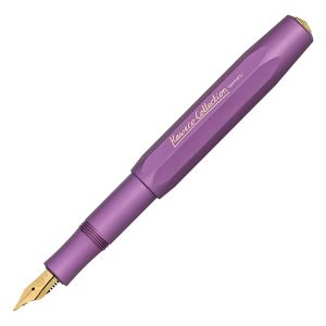 Lapicera Pluma Kaweco Al Sport Violeta Vibrante Carga Tinta Líquida Imagen