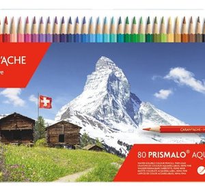 Lápices Acuarelables Caran D'ache Prismalo Pack 80 Colores