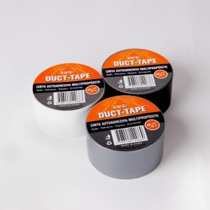 Cinta Adhesiva Multipropósito Impermeable Kive 4.8cm X 9m Duct Tape Blanco; Negro; Gris Liso