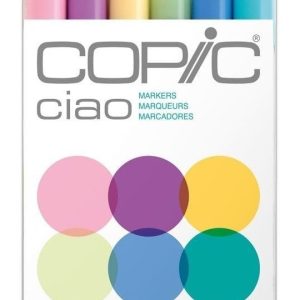 Marcadores Doble Punta Copic Ciao Tinta Alcohol Set 6 Tonos Pasteles