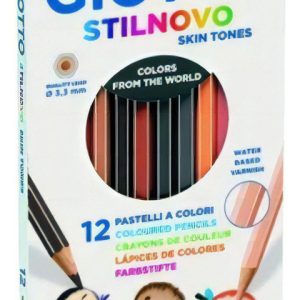 Colores Giotto Stilnovo Tonos De Piel Skin Tones X 12