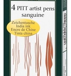 Marcadores Pitt Artist Sanguineo Set X 4 Faber Castell