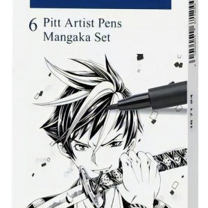 Marcadores Pitt Artist Mangaka Set X 6 Faber Castell