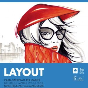 Block Fabriano Mix-media A4 75g 70 Hojas Blanco Liso Para Arte