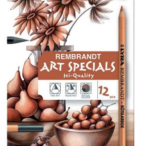 Selección Lápices Rembrandt Lyra Grafitos Carbón Acuarelable