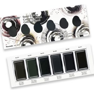 Acuarelas Gansai Tambi Sumi Kuretake 6 Colores Color Imagen