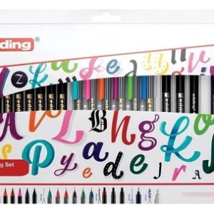 Marcador Para Papel Edding Lettering Set X 21 Unidades