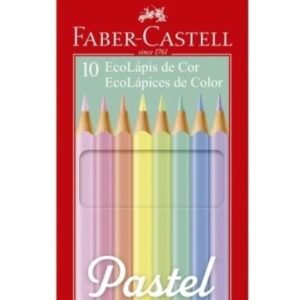 Lápices De Colores Pastel Faber Castell Eco X 10 Unidades