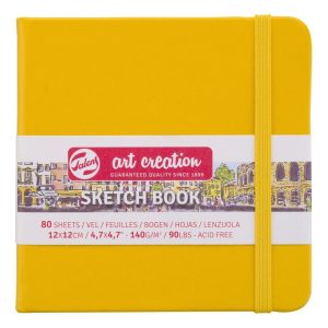 Libreta Art Creation Amarillo Dorado 12x12cm 140gr 80hjas