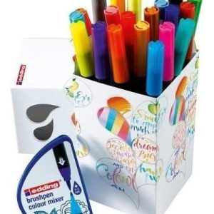 Marcadores Edding 1340 Punta Pincel Set X20 Happy Lettering Paper