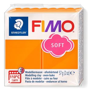 Fimo Soft Masa Moldeable Arcilla Polimerica X 56 Gramos Color 42 Mandarina