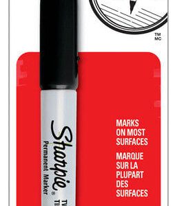 Marcador 2 Puntas Sharpie Negro X1 Twin Tip