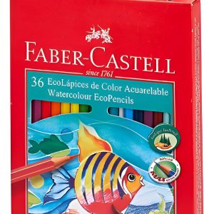 Lapices Faber Castell Acuarelables X36 + Sacapunta Y Pincel