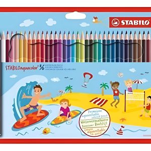 Lapices Stabilo Acuarelables Aquacolor Caja Carton X 36