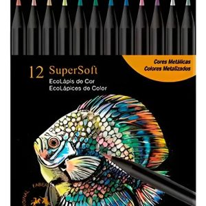 Lápices De Colores Faber-castell Supersoft Metalizados X 12