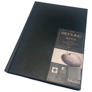 Sketchbook Fabriano 80h 14.8x21cm 110g Retrato Dibujo Lápiz
