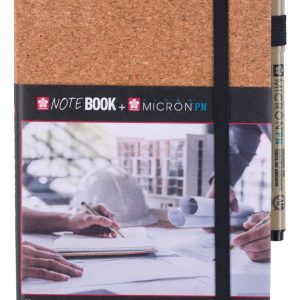 Libreta Sakura Tapa Corcho Note Book 13 X21 Cm 80 Hs 140 Grs