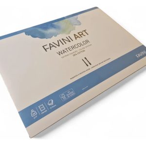 Block Papel Acuarela Favini Art 340g 35x50cm 10 Hojas Blanco
