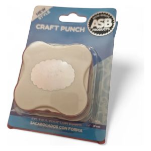 Troqueladora Magnetica Ovalo Festoneado 38 Mm Asb Scrapbook