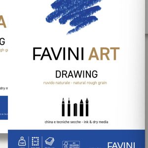 Papel Favini Art Drawing A4 140 Gr 30 Hojas Origen Italia