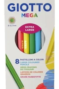 Vuelta Al Cole Lapices Colores Giotto Mega X 8