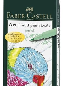 Marcadores Pitt Artist Brush Pastel X 6 Faber Castell