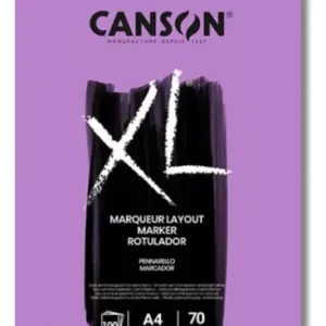 Block Papel Canson Xl A4 100 Hojas Marcador Rotuladores Resistente 70g