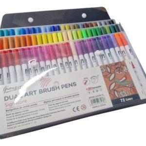 Marcadores Dual Art Brush Pens X 72 Colores Giorgione
