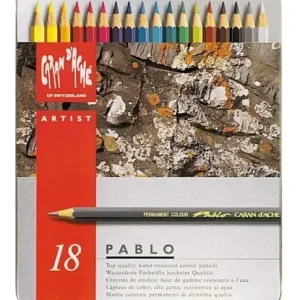 Lapices Caran D´ache Pablo X 18 Resistentes Al Agua