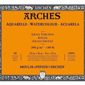 Canson Arches Block Acuarela 23x31 Cm 20 Hs 300 Grs Grueso