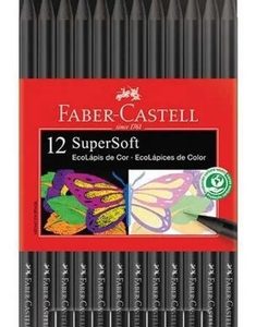 Lapices Faber Castell Supersoft Neon/pastel X 12 Colores