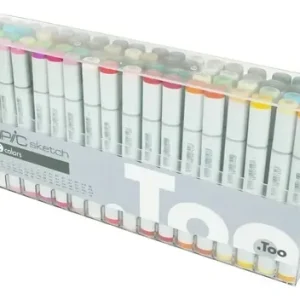 Marcadores Copic Sketch Línea C De Doble Punta Pack 72 Tinta Alcohol