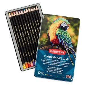 Derwent Chromaflow Lapices X 12 Colores Lata