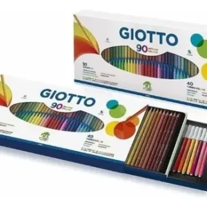 Caja Giotto 90 Set 50 Lapices Stilnovo + 40 Marcadores Turbo