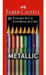 Colores Faber Castell Metálicos X 10 Unidades
