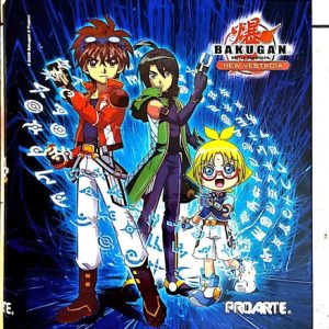 Carpeta Escolar Bakugan 3 Anillos 40 Mm Proarte