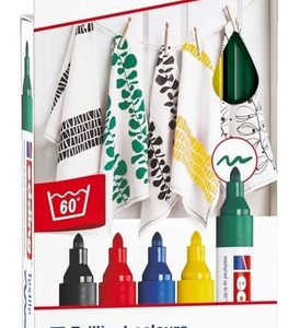 Marcadores Edding 4500 Set Tela Surtidos X 5 Colores